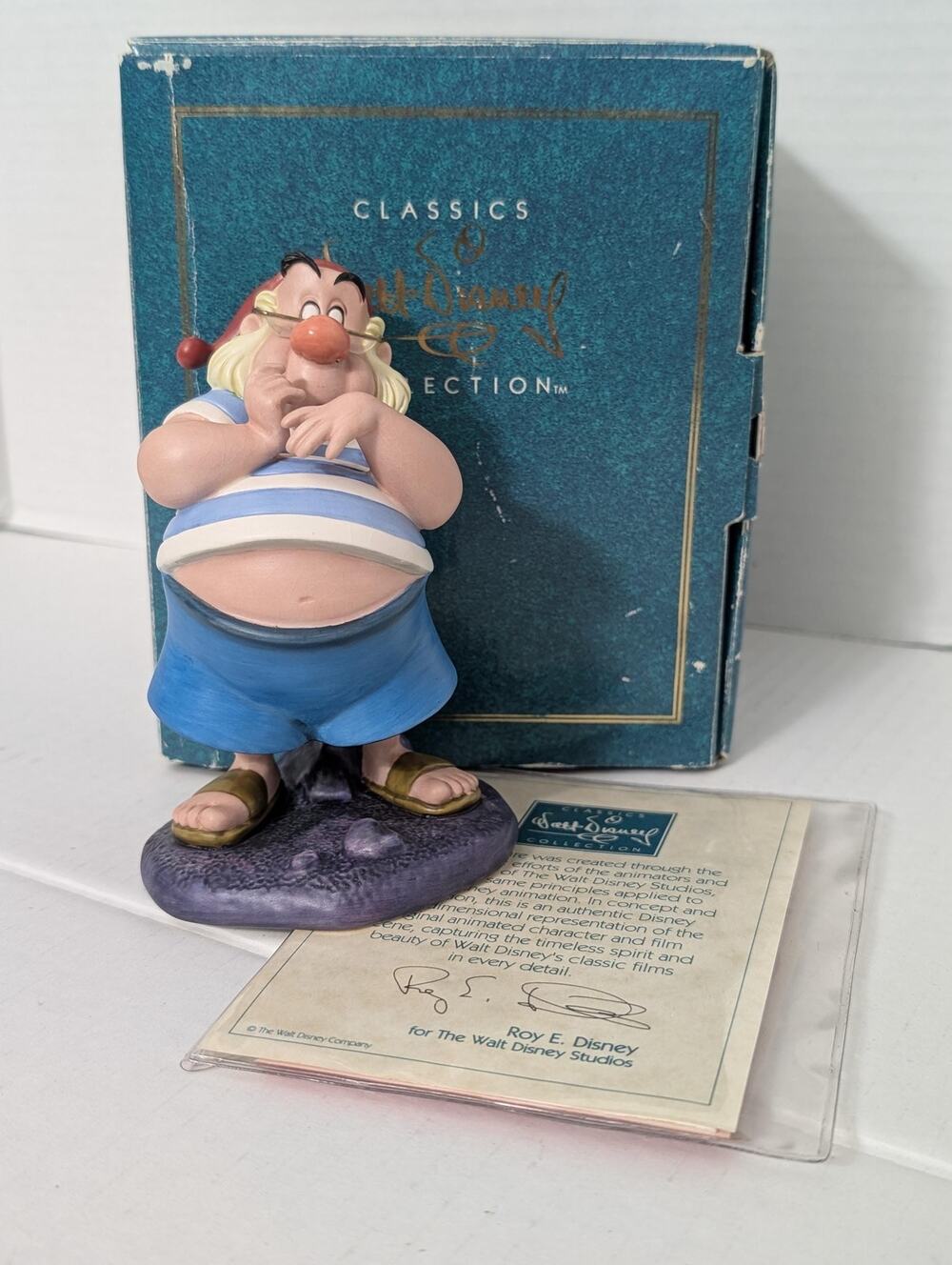 Vintage 1994-1995 Disney Peter Pan Mr. Smee WDCC Figure in Box